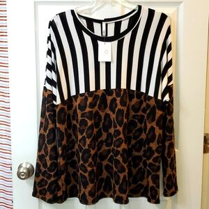 Lily Pad Plus Tunic Top 2x